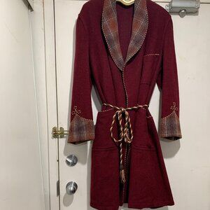 MADE IN ENGLAND VINTAGE WOOL ROBE JACKETS SIZE L